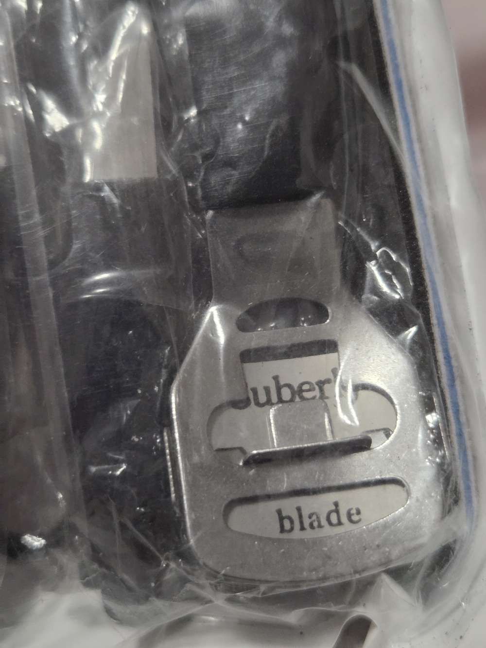 Black Nail Care Kit Stainless Silver 'blade' Razor Head